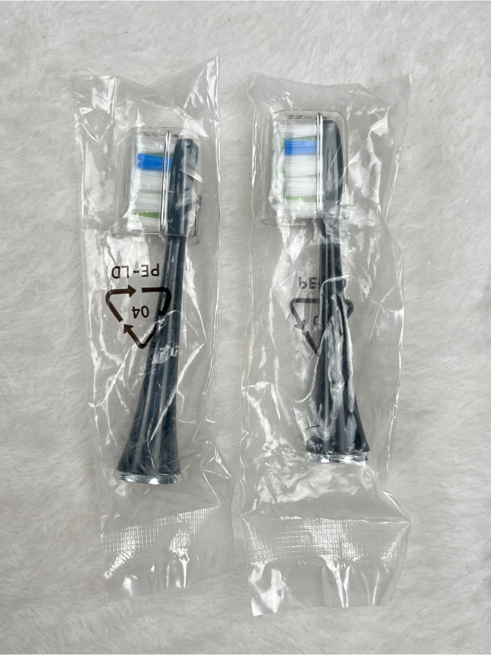 Philips Sonicare Electric Toothbrush Replacement Heads Black 2 Pack NEW